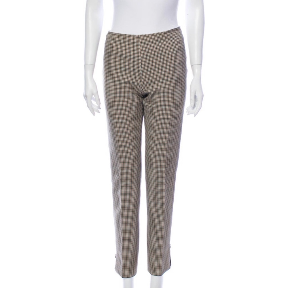 Prada Plaid Print Pants